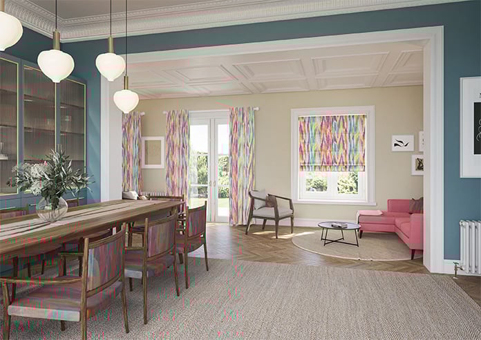 Bombay Velvet, Pop Fusion - Motorised Roman Blind - Image 6